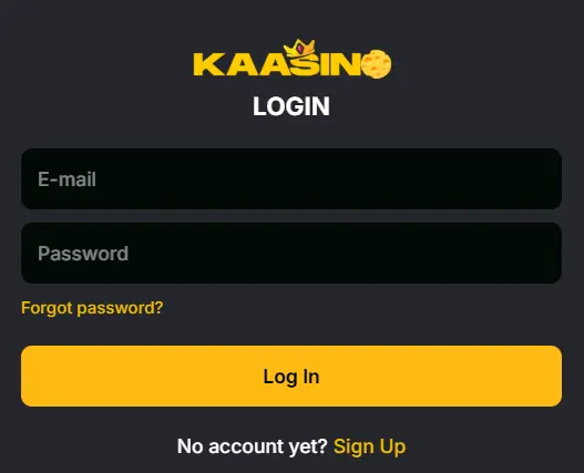 Snel inloggen bij Casino Kaasino